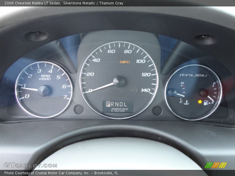Silverstone Metallic / Titanium Gray 2006 Chevrolet Malibu LT Sedan