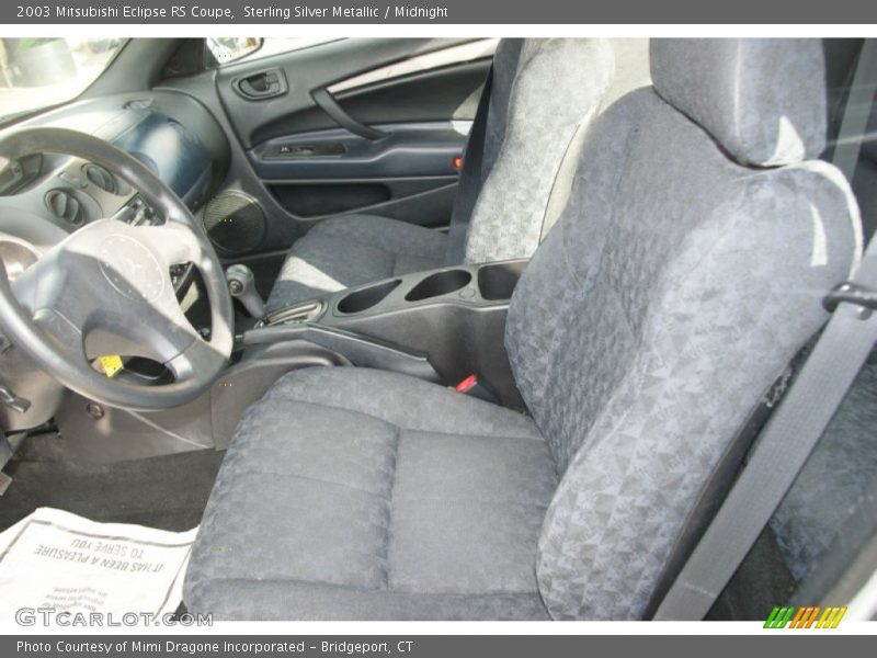 Sterling Silver Metallic / Midnight 2003 Mitsubishi Eclipse RS Coupe