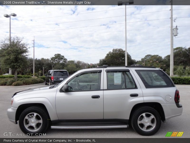 Silverstone Metallic / Light Gray 2008 Chevrolet TrailBlazer LT