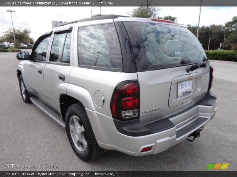Silverstone Metallic / Light Gray 2008 Chevrolet TrailBlazer LT