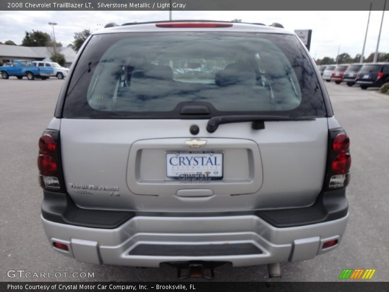 Silverstone Metallic / Light Gray 2008 Chevrolet TrailBlazer LT