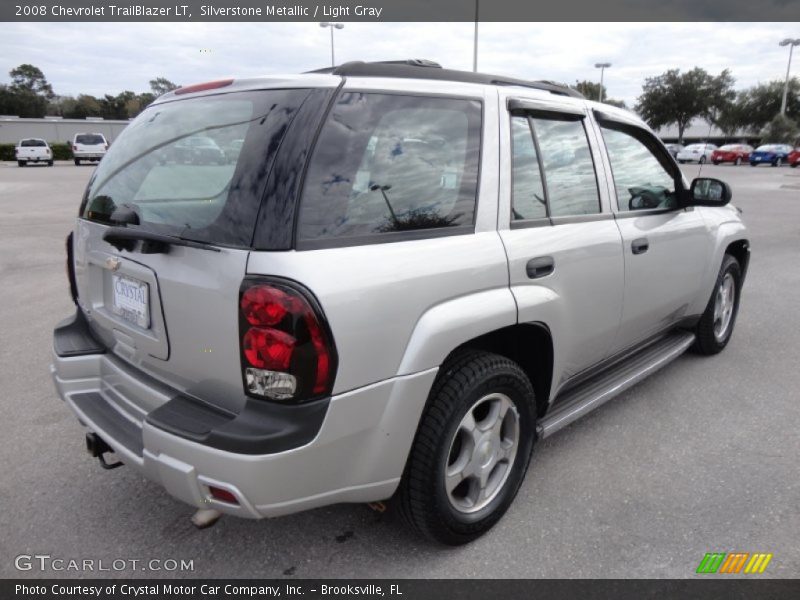 Silverstone Metallic / Light Gray 2008 Chevrolet TrailBlazer LT