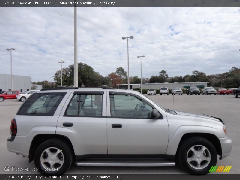 Silverstone Metallic / Light Gray 2008 Chevrolet TrailBlazer LT