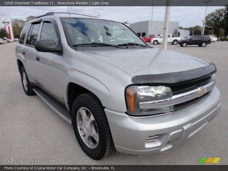 Silverstone Metallic / Light Gray 2008 Chevrolet TrailBlazer LT
