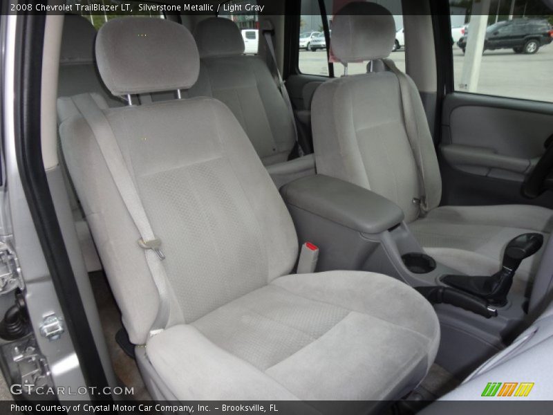 Silverstone Metallic / Light Gray 2008 Chevrolet TrailBlazer LT
