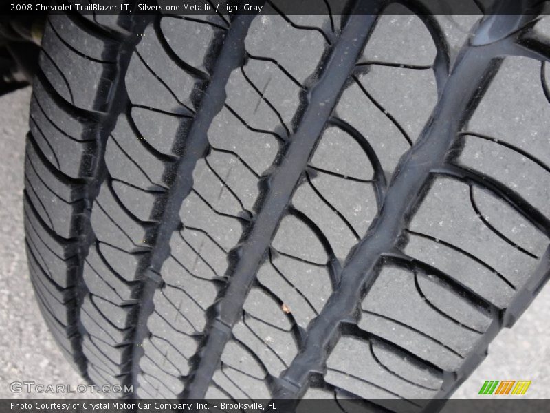 Silverstone Metallic / Light Gray 2008 Chevrolet TrailBlazer LT