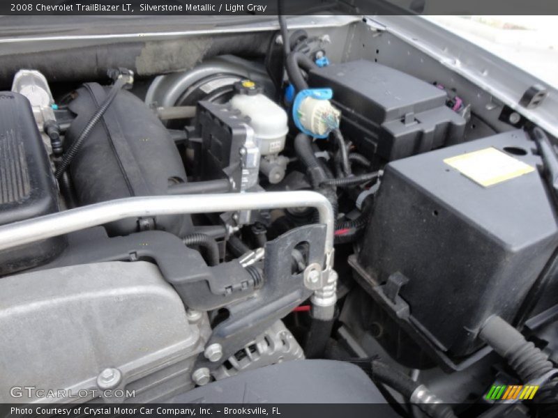 Silverstone Metallic / Light Gray 2008 Chevrolet TrailBlazer LT