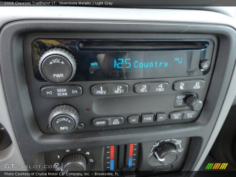 Silverstone Metallic / Light Gray 2008 Chevrolet TrailBlazer LT