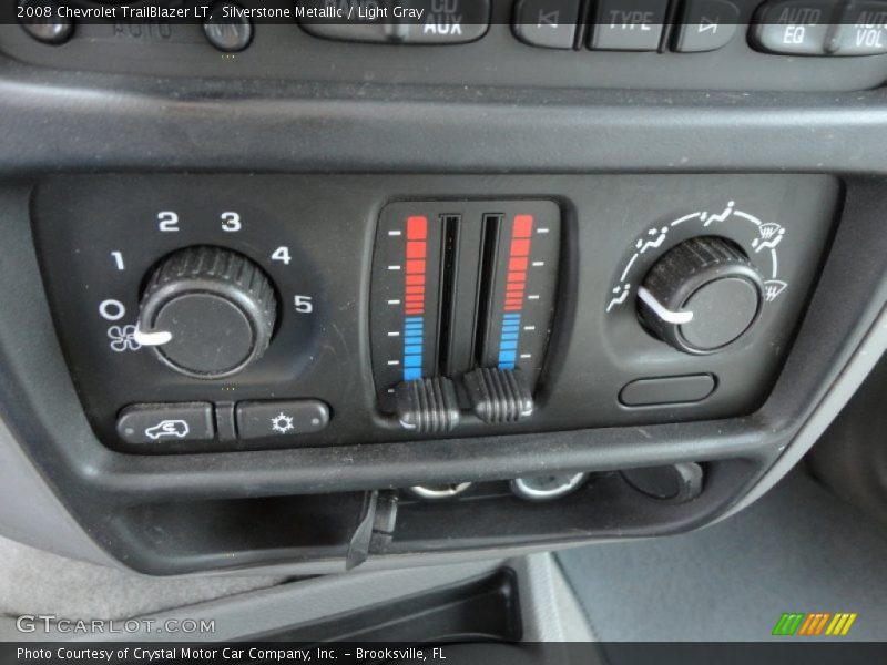 Silverstone Metallic / Light Gray 2008 Chevrolet TrailBlazer LT