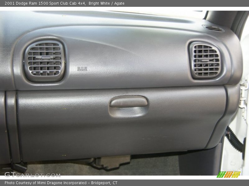 Bright White / Agate 2001 Dodge Ram 1500 Sport Club Cab 4x4