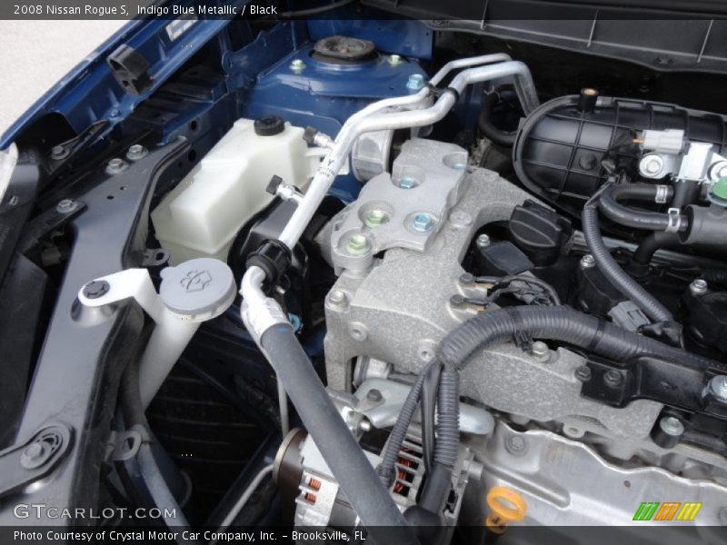 Indigo Blue Metallic / Black 2008 Nissan Rogue S