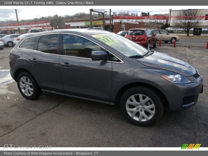 Galaxy Gray Mica / Black 2008 Mazda CX-7 Touring AWD