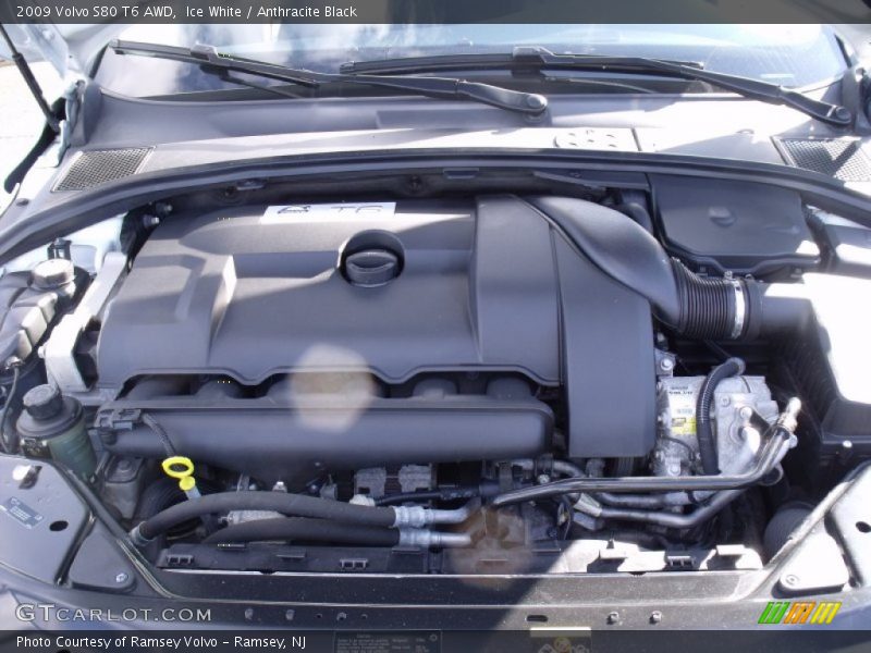 Ice White / Anthracite Black 2009 Volvo S80 T6 AWD