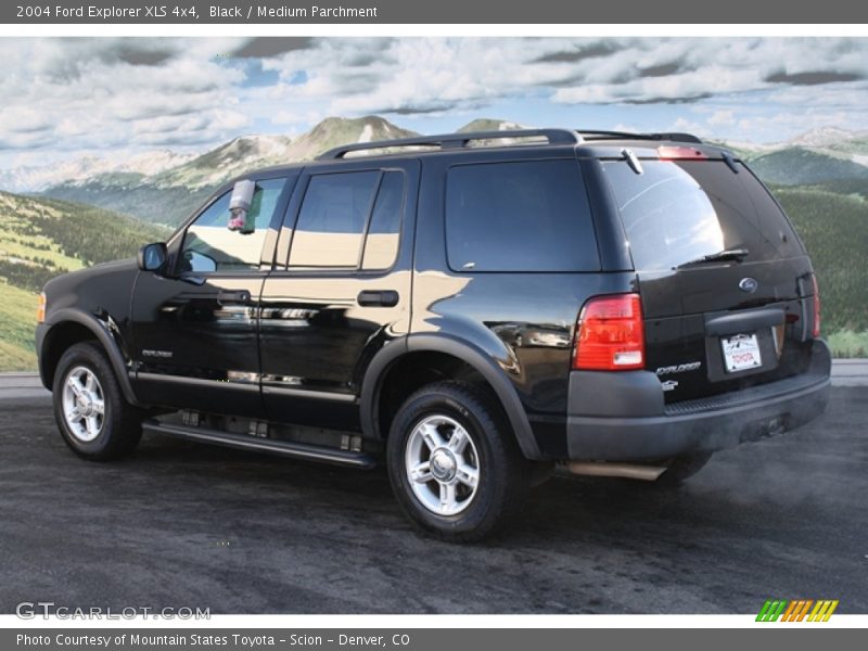 Black / Medium Parchment 2004 Ford Explorer XLS 4x4