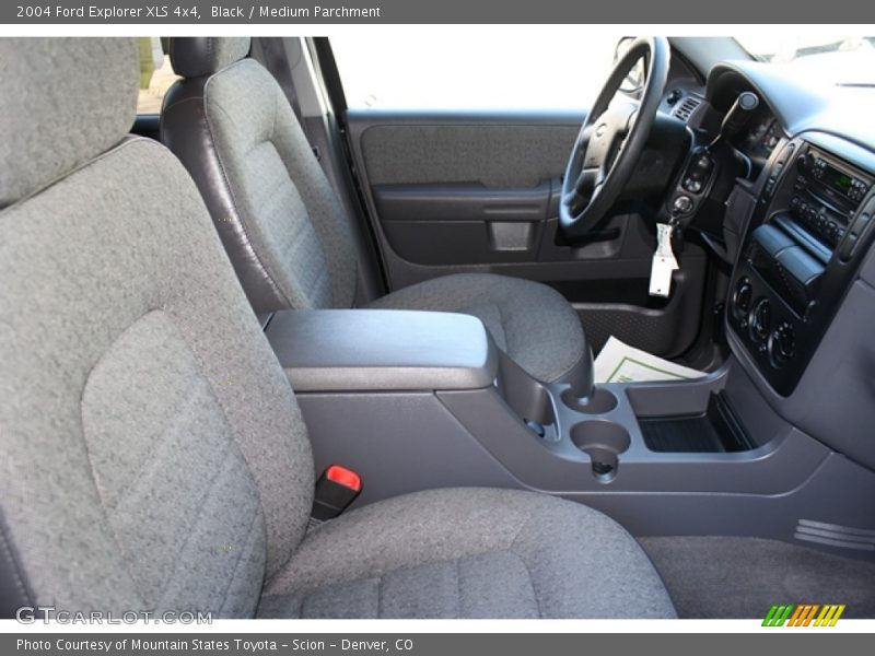 Black / Medium Parchment 2004 Ford Explorer XLS 4x4