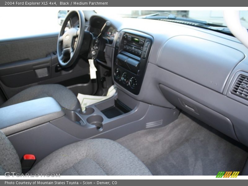 Black / Medium Parchment 2004 Ford Explorer XLS 4x4