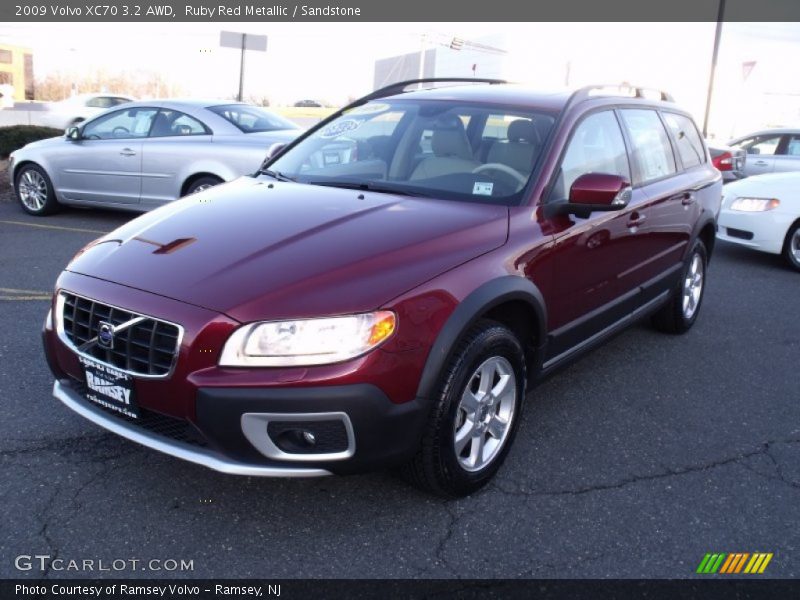 Ruby Red Metallic / Sandstone 2009 Volvo XC70 3.2 AWD
