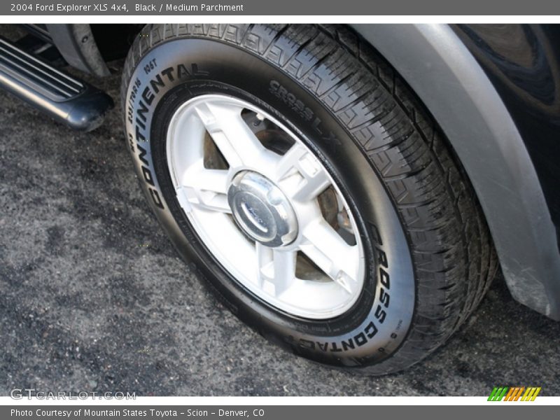 Black / Medium Parchment 2004 Ford Explorer XLS 4x4