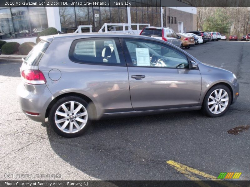 United Gray Metallic / Titan Black 2010 Volkswagen Golf 2 Door TDI