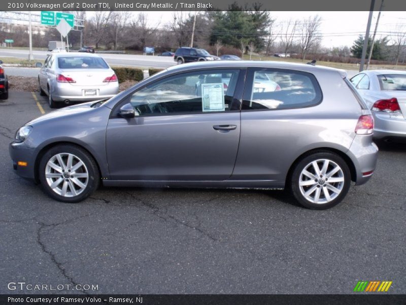  2010 Golf 2 Door TDI United Gray Metallic