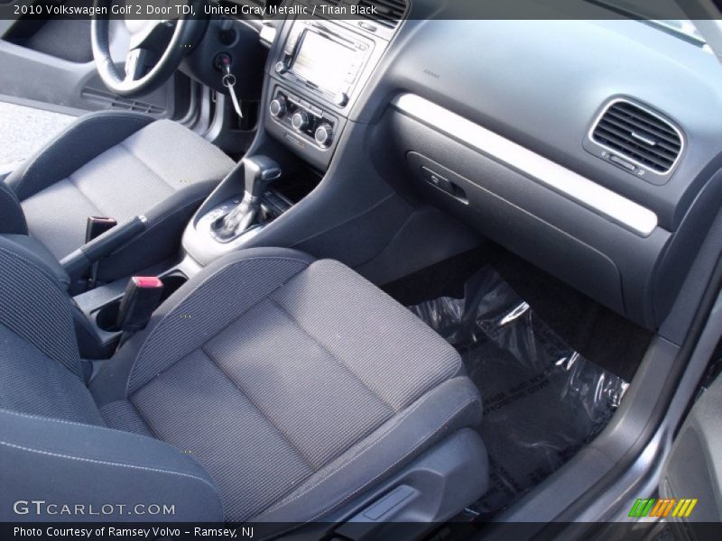 United Gray Metallic / Titan Black 2010 Volkswagen Golf 2 Door TDI