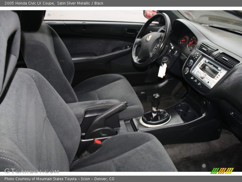  2005 Civic LX Coupe Black Interior