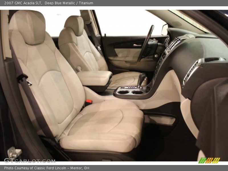 Deep Blue Metallic / Titanium 2007 GMC Acadia SLT