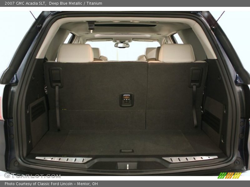 Deep Blue Metallic / Titanium 2007 GMC Acadia SLT