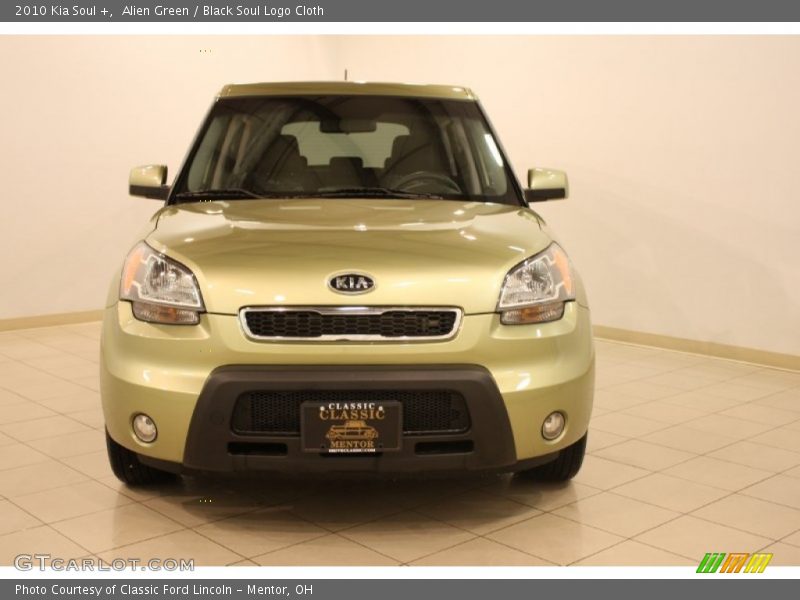 Alien Green / Black Soul Logo Cloth 2010 Kia Soul +