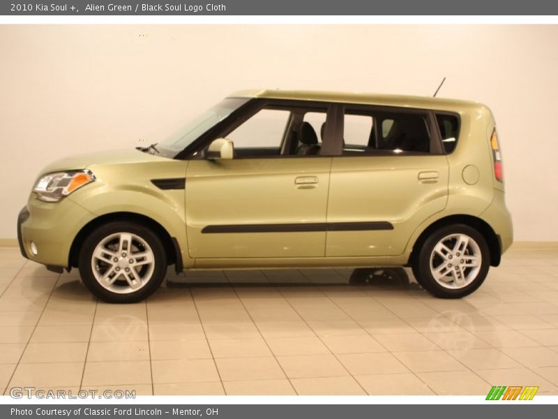 Alien Green / Black Soul Logo Cloth 2010 Kia Soul +