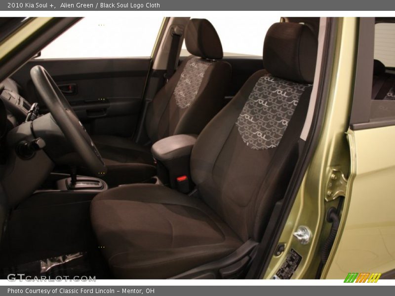 Alien Green / Black Soul Logo Cloth 2010 Kia Soul +