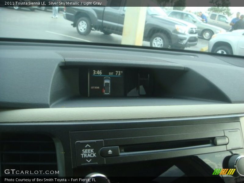 Silver Sky Metallic / Light Gray 2011 Toyota Sienna LE