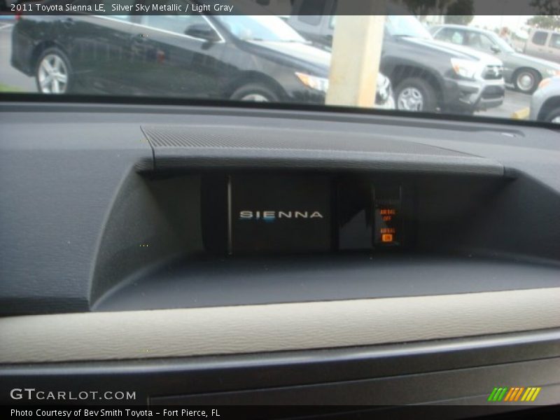 Silver Sky Metallic / Light Gray 2011 Toyota Sienna LE