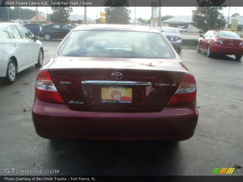 Salsa Red Pearl / Stone 2004 Toyota Camry XLE