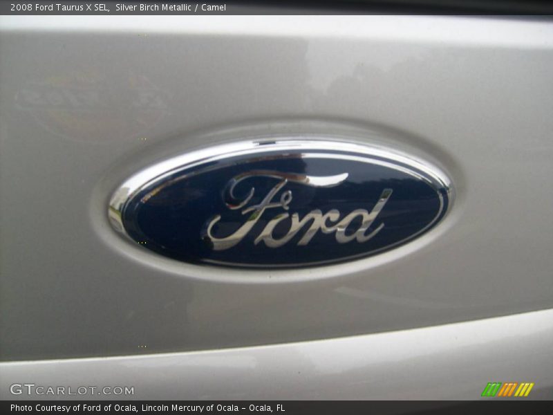 Silver Birch Metallic / Camel 2008 Ford Taurus X SEL