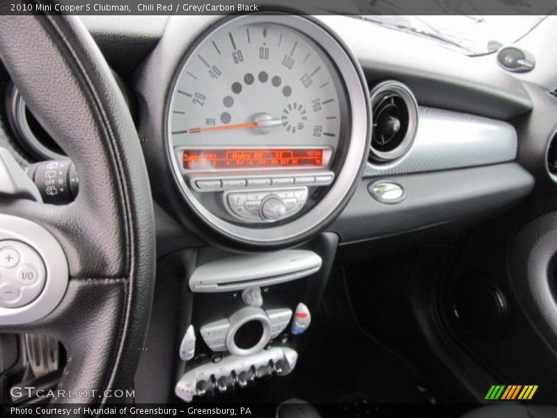 Chili Red / Grey/Carbon Black 2010 Mini Cooper S Clubman