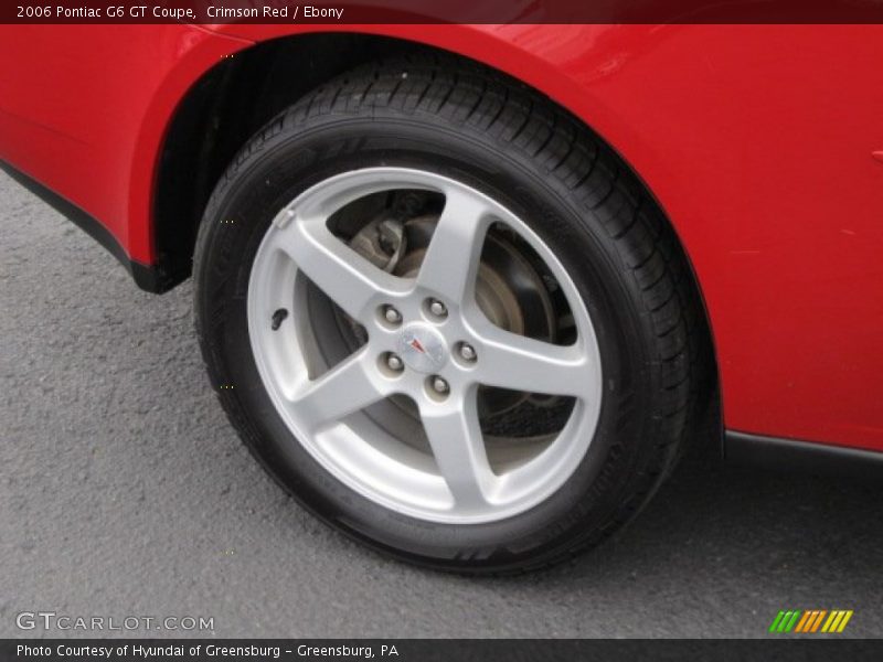 Crimson Red / Ebony 2006 Pontiac G6 GT Coupe
