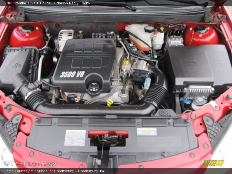 Crimson Red / Ebony 2006 Pontiac G6 GT Coupe