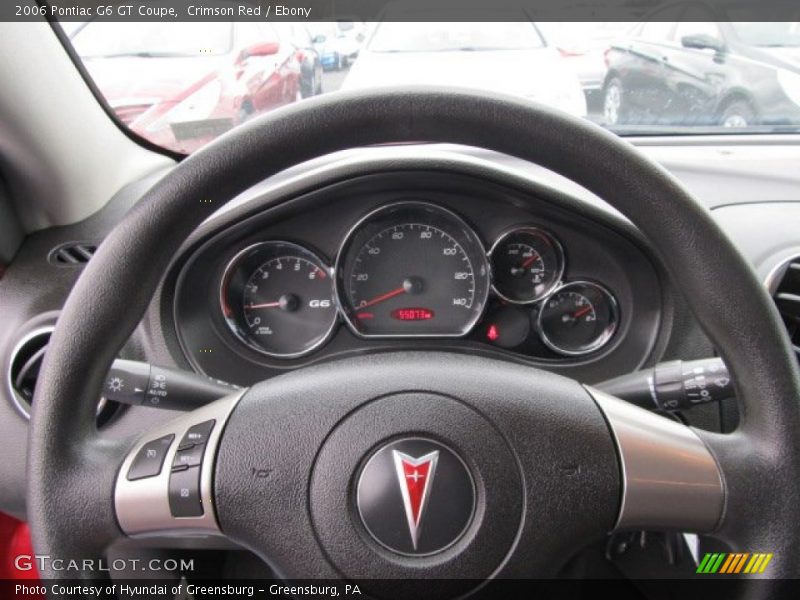 Crimson Red / Ebony 2006 Pontiac G6 GT Coupe