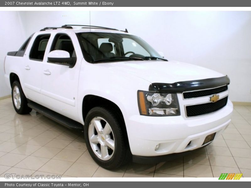 Summit White / Ebony 2007 Chevrolet Avalanche LTZ 4WD