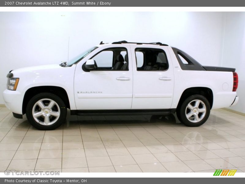 Summit White / Ebony 2007 Chevrolet Avalanche LTZ 4WD