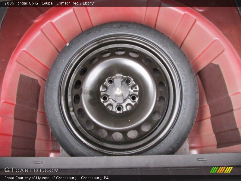 Crimson Red / Ebony 2006 Pontiac G6 GT Coupe