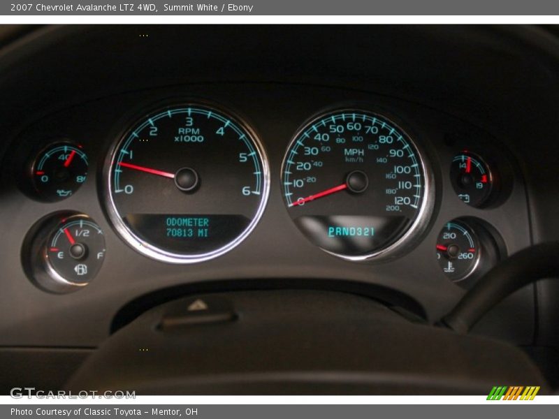 Summit White / Ebony 2007 Chevrolet Avalanche LTZ 4WD