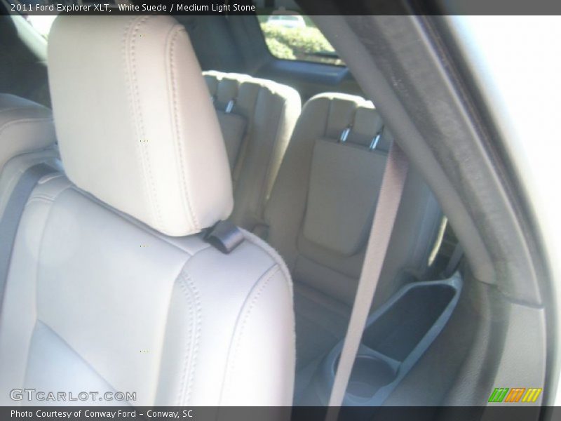White Suede / Medium Light Stone 2011 Ford Explorer XLT