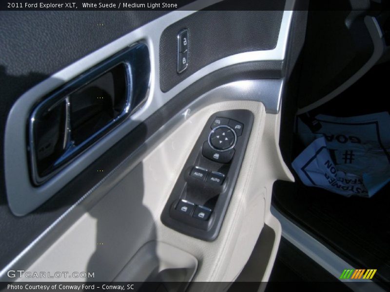White Suede / Medium Light Stone 2011 Ford Explorer XLT