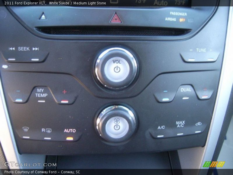White Suede / Medium Light Stone 2011 Ford Explorer XLT