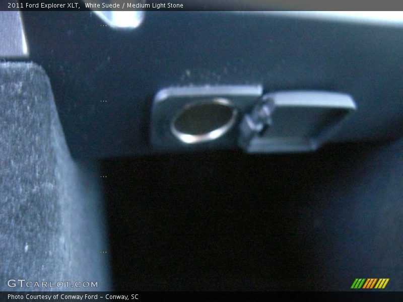 White Suede / Medium Light Stone 2011 Ford Explorer XLT