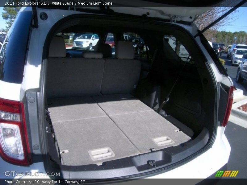 White Suede / Medium Light Stone 2011 Ford Explorer XLT