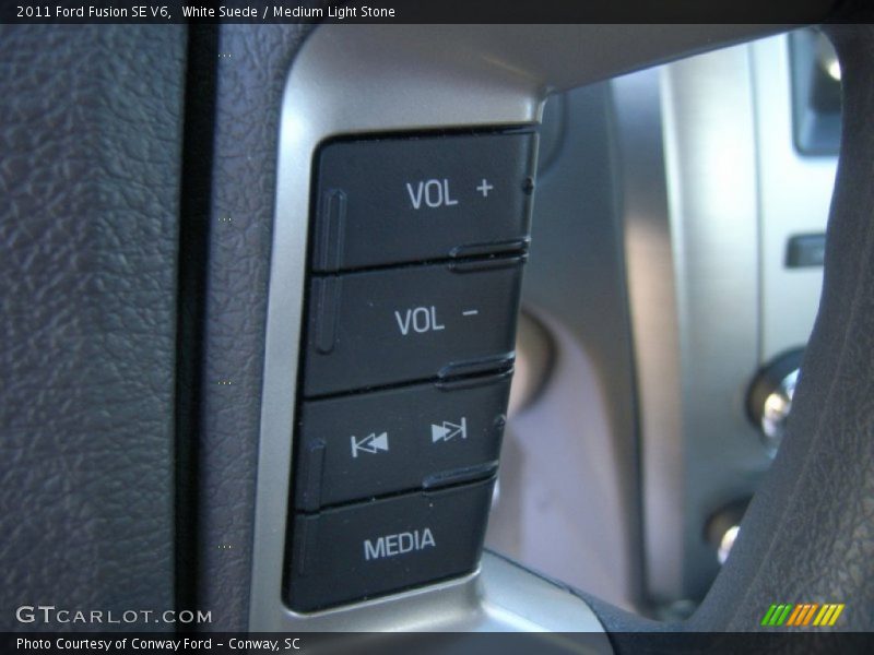 White Suede / Medium Light Stone 2011 Ford Fusion SE V6