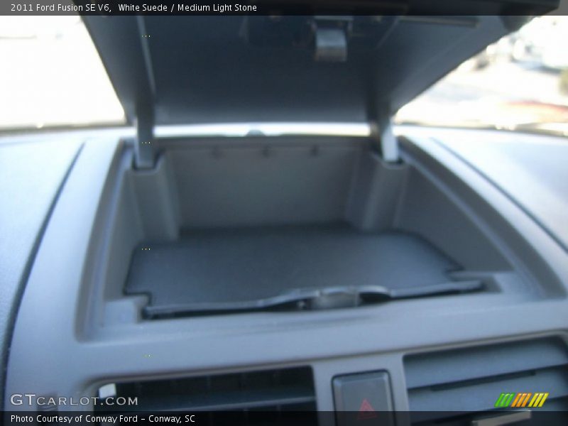 White Suede / Medium Light Stone 2011 Ford Fusion SE V6
